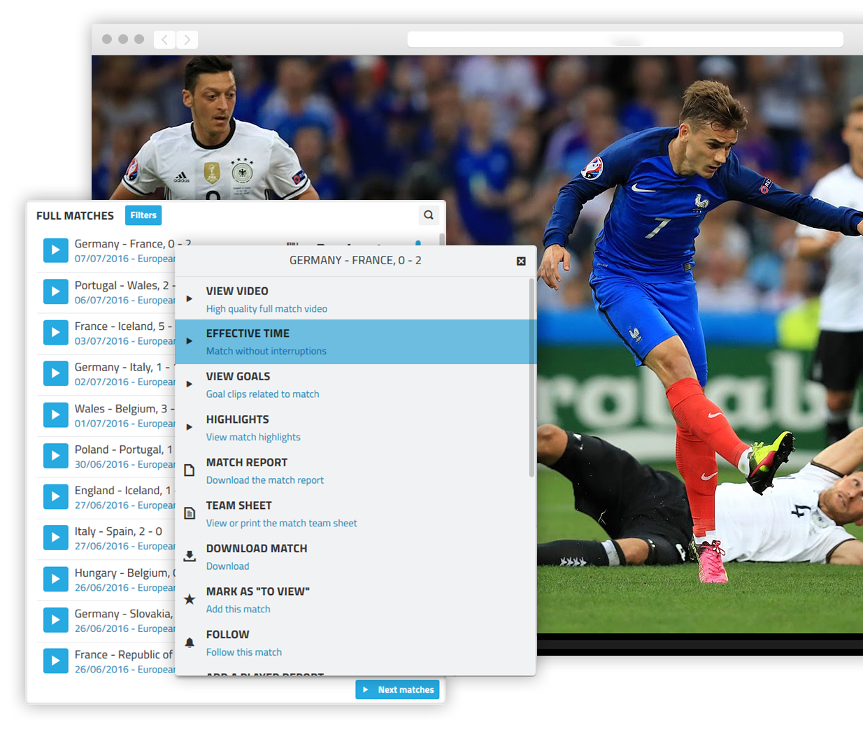 VIDEO DATABASE